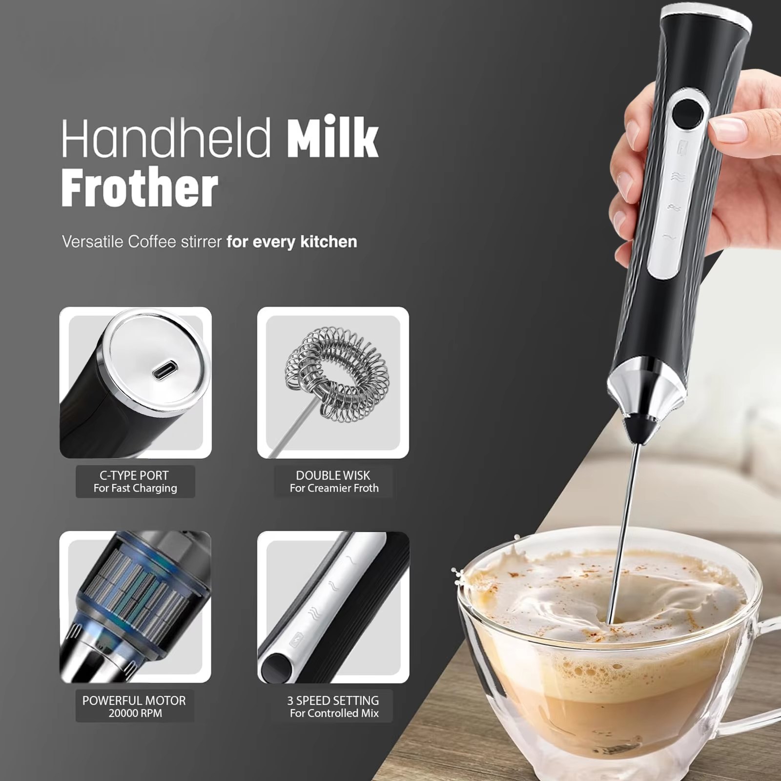 Electric milk frother, milk co - đánh giá và giá Kitchen Appliances Australia