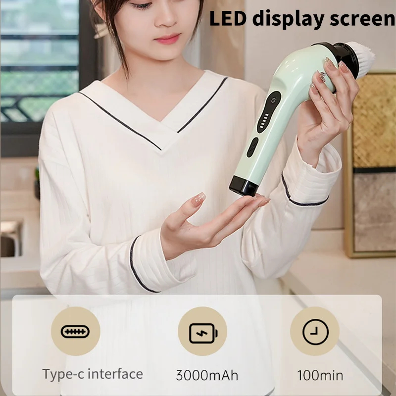 9-in-1 Electric Cleaning Brush - đánh giá và giá Kitchen Appliances Electric