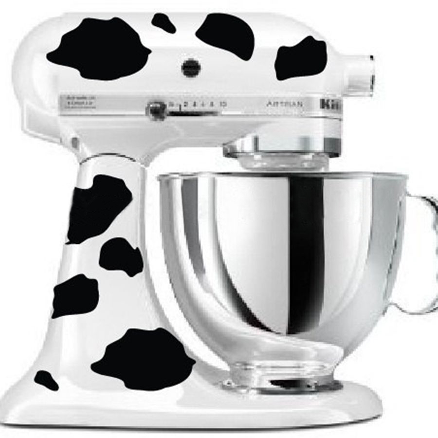 Kitchen Mixer Decor Cow Print  - đánh giá và giá Kitchen Appliances Australia