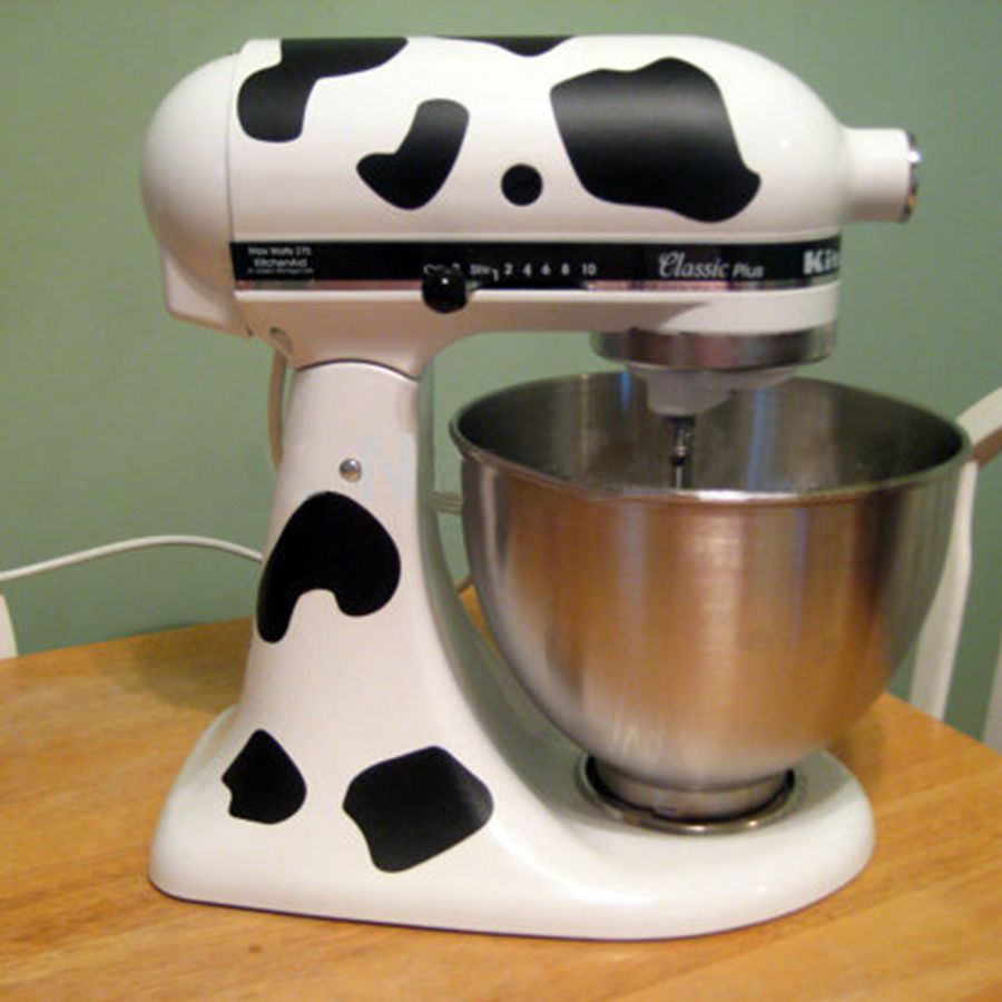 Kitchen Mixer Decor Cow Print  - đánh giá và giá Kitchen Appliances Australia