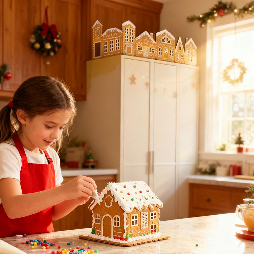 Christmas Gingerbread House Ca - đánh giá và giá Kitchen Appliances Cabinet