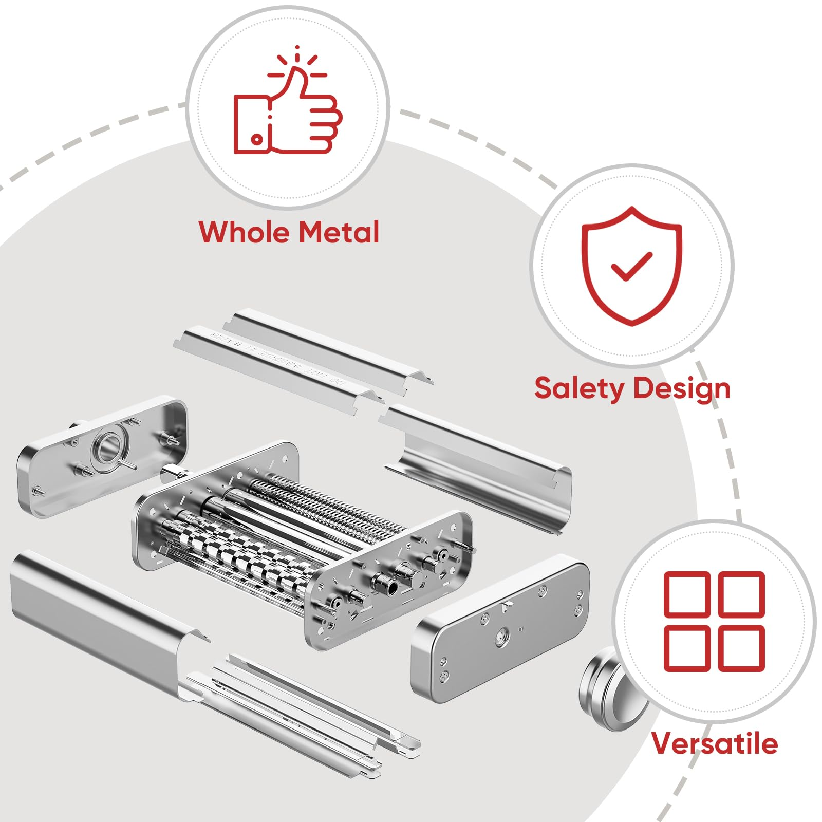 Gvode 3 in 1 Pasta Attachment  - đánh giá và giá Pasta Machine Electric